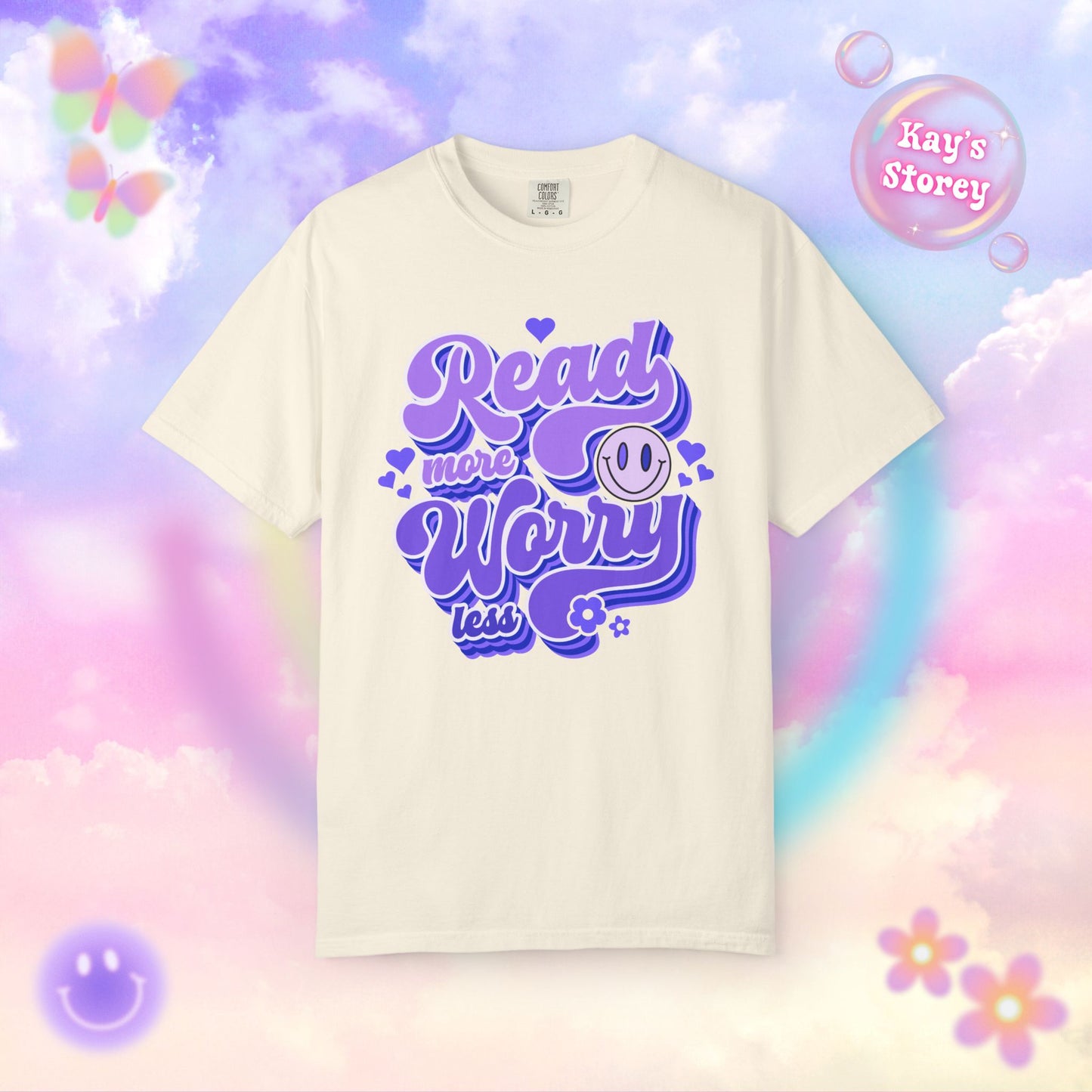 Read More, Worry Less Comfort Colors T-Shirt