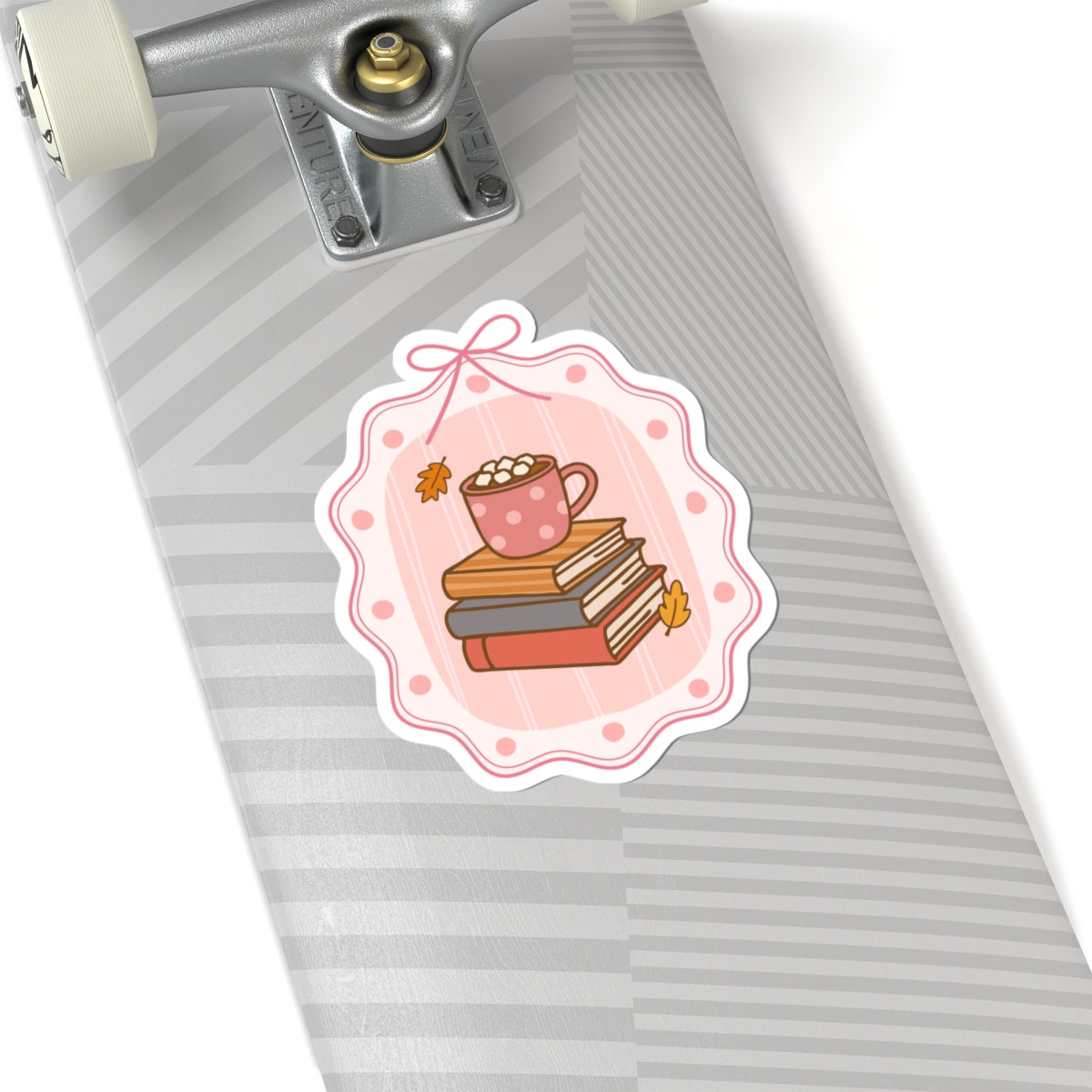 Autumn Book Stack Sticker, Fall Planner Stickers, Book Lover Gifts, Autumn Sticker, Cozy Accessories, Seasonal Sticker