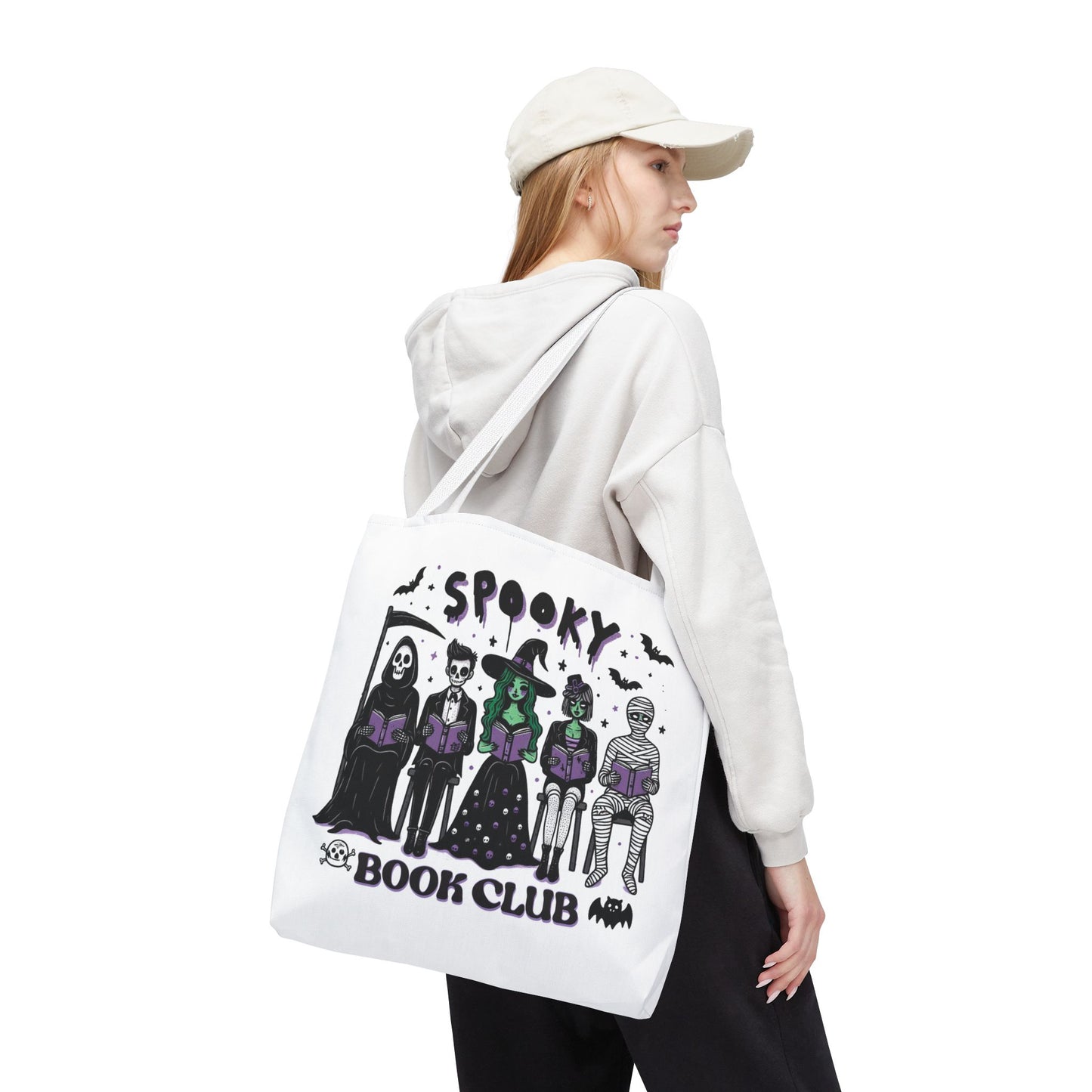 Spooky Book Club Tote Bag