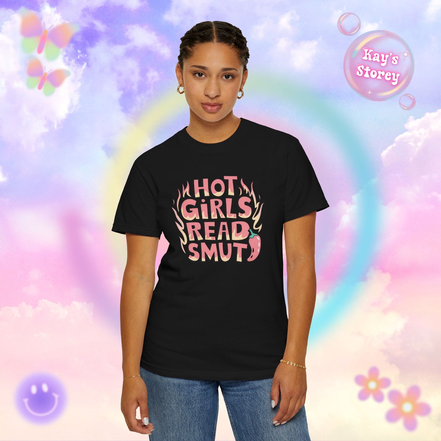 Hot Girls Read Smut Comfort Colors T-Shirt