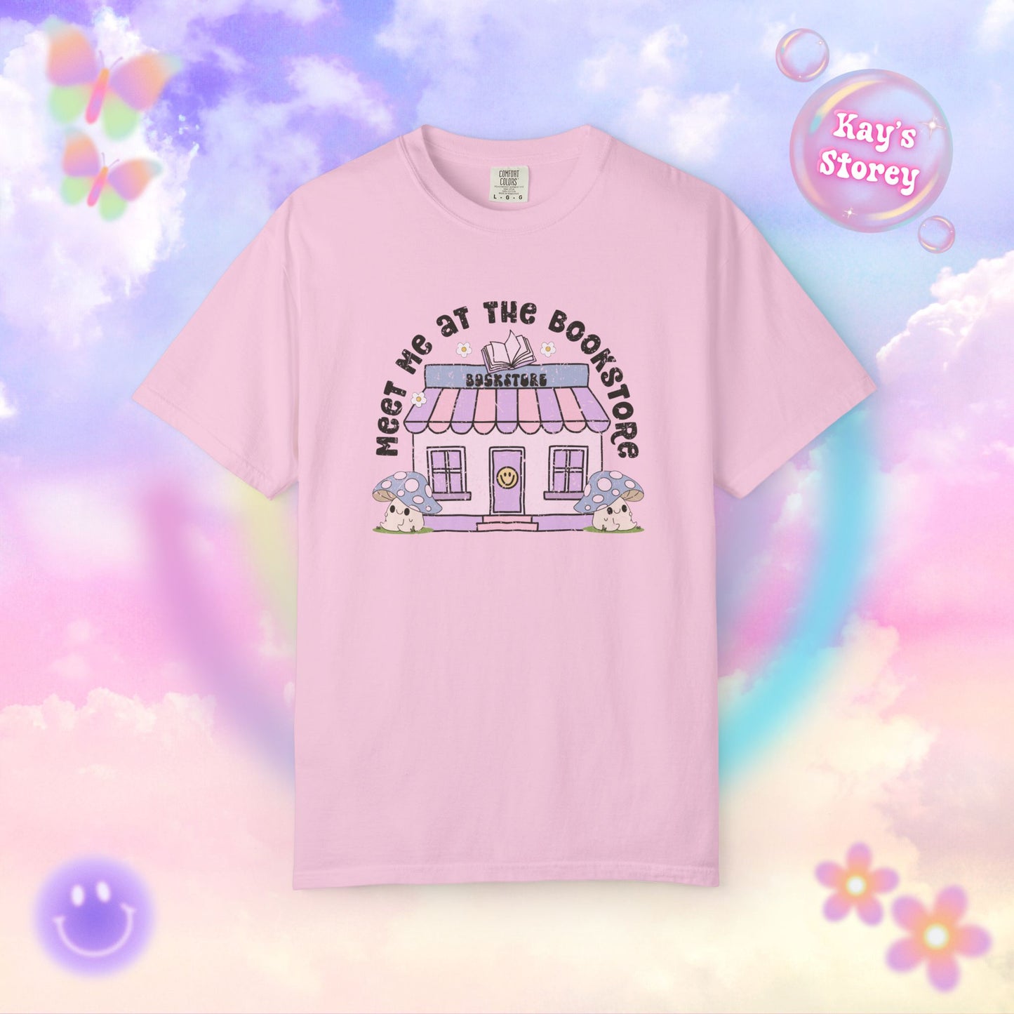 Meet Me At The Bookstore Comfort Colors T-Shirt