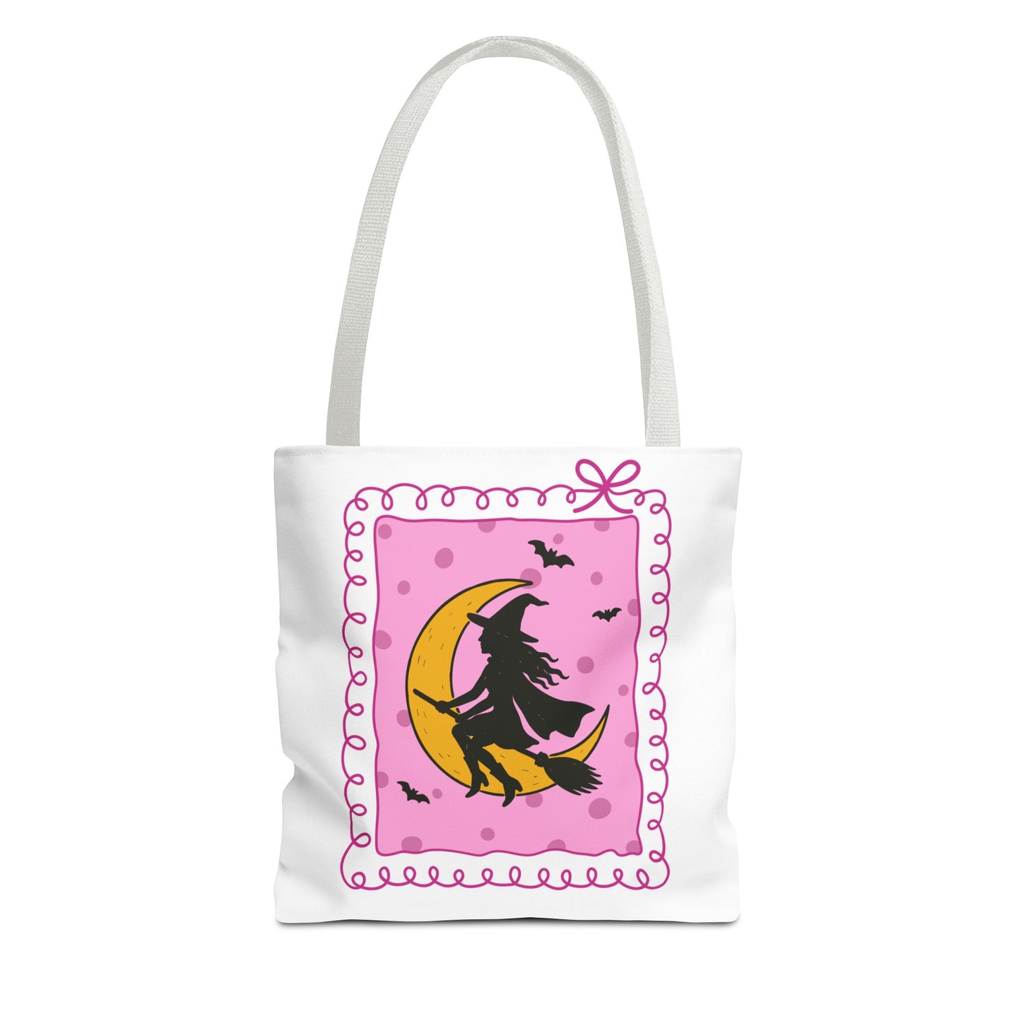 Spooky Season Witch Book Tote Bag