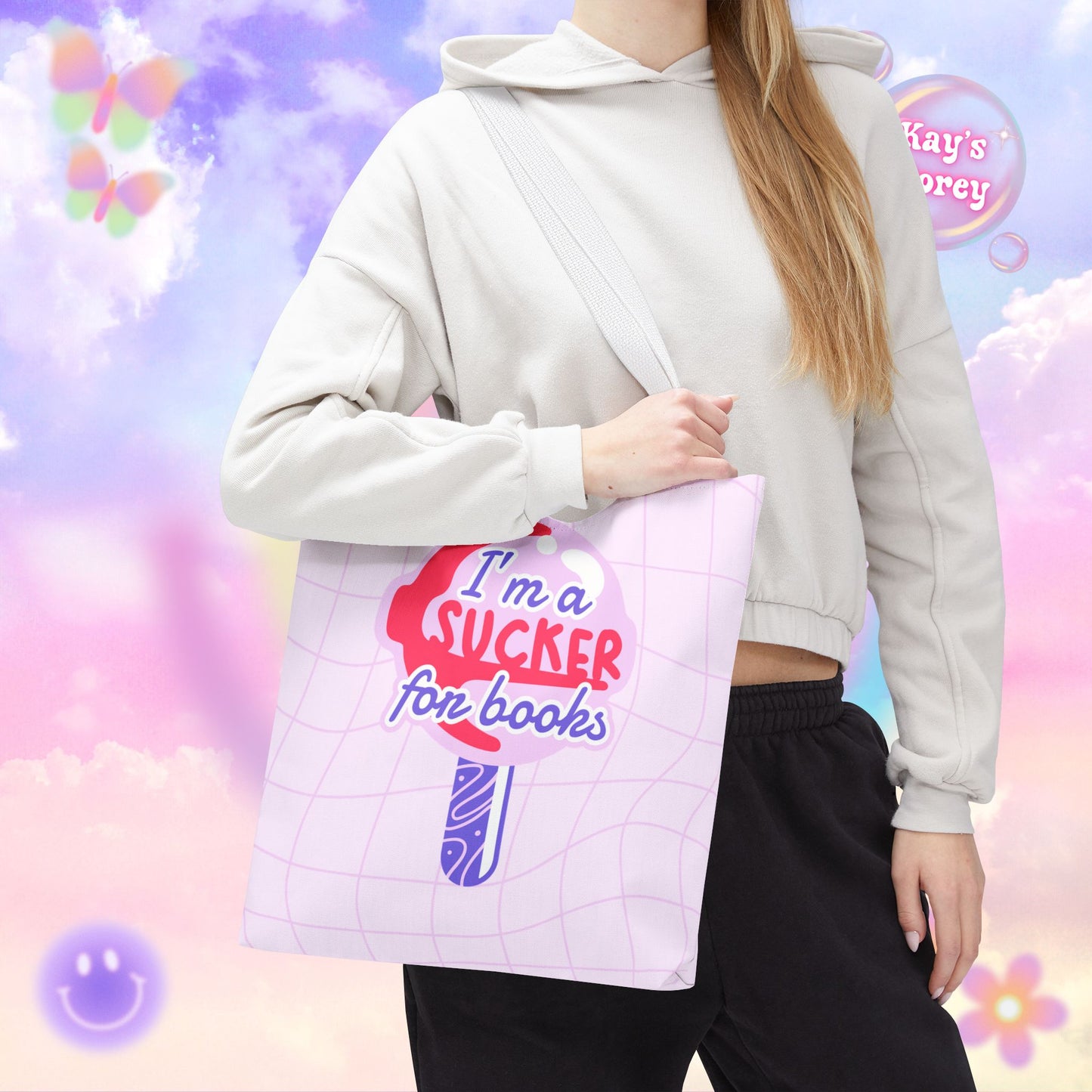 Sucker for Books Tote Bag