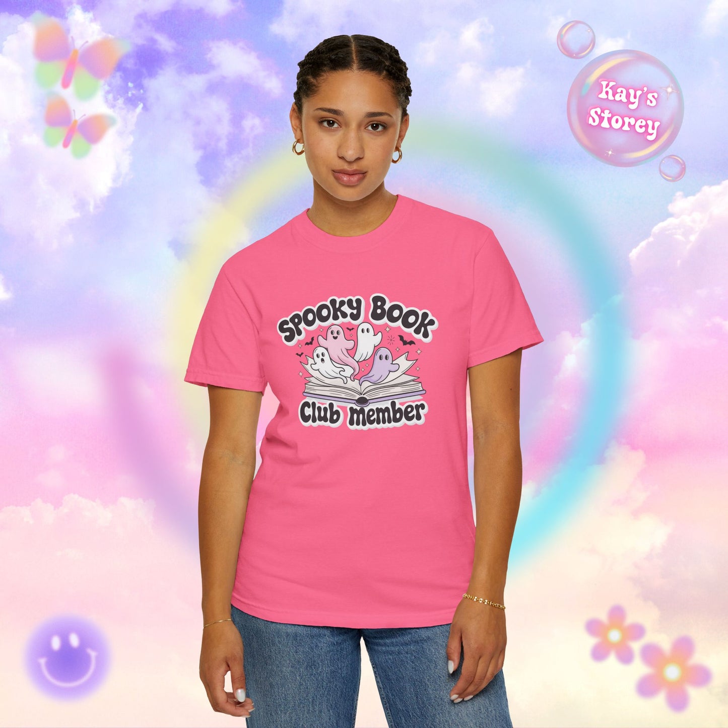 Spooky Book Club Member Comfort Colors T-Shirt