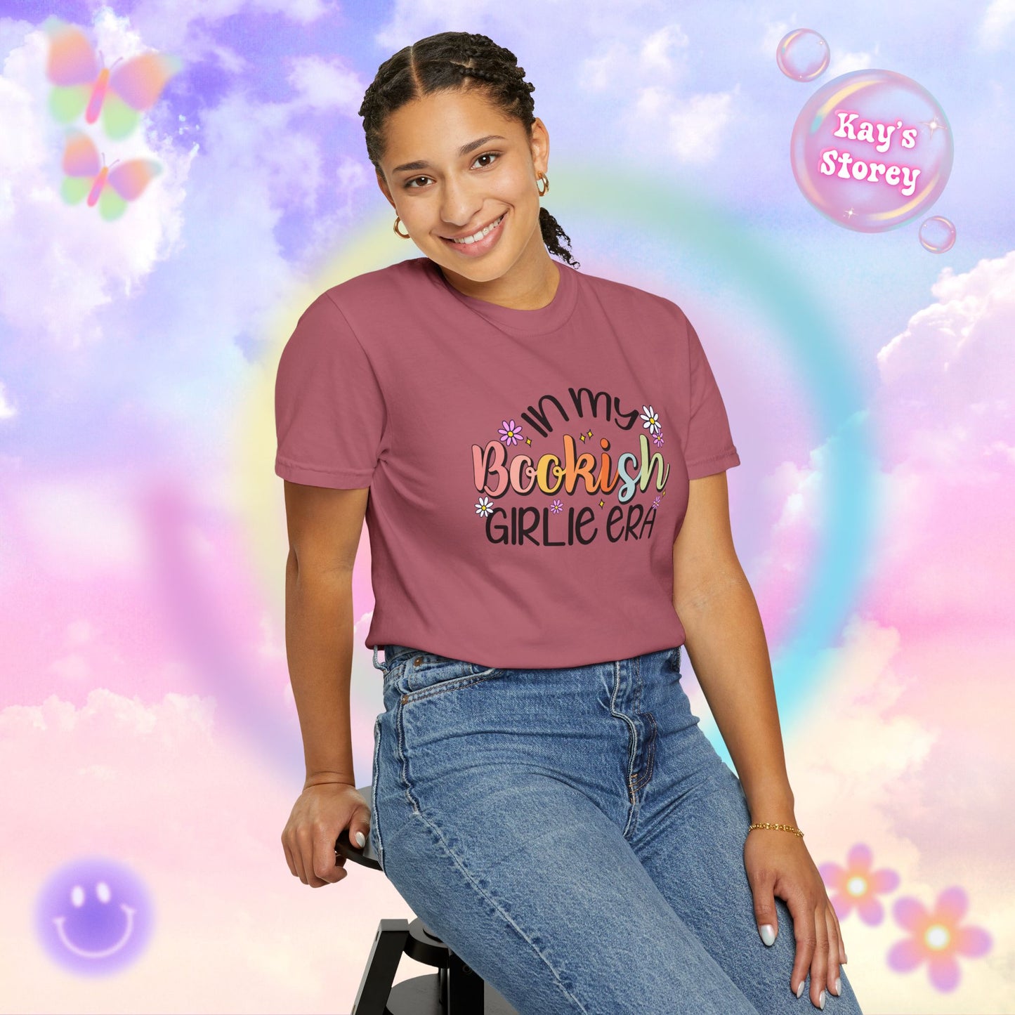Bookish Girlie Era Comfort Colors T-Shirt
