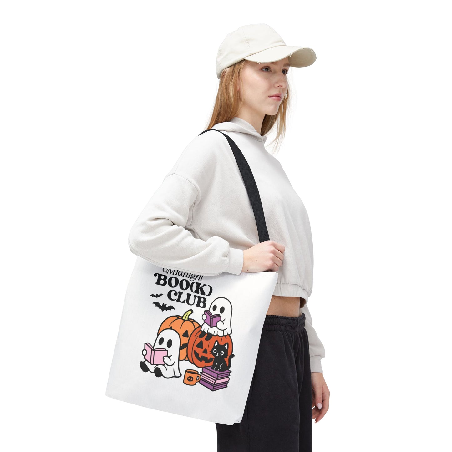 Spooky Season Book Tote Bag