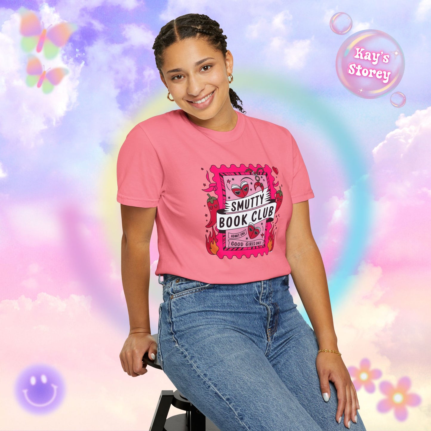 Smutty Book Club Comfort Colors T-Shirt