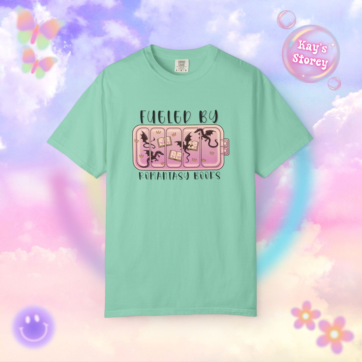 Fueled by Romantasy Books Comfort Colors T-Shirt