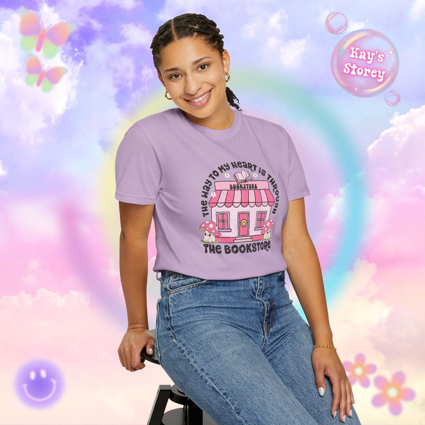 Through the Bookstore Comfort Colors T-Shirt