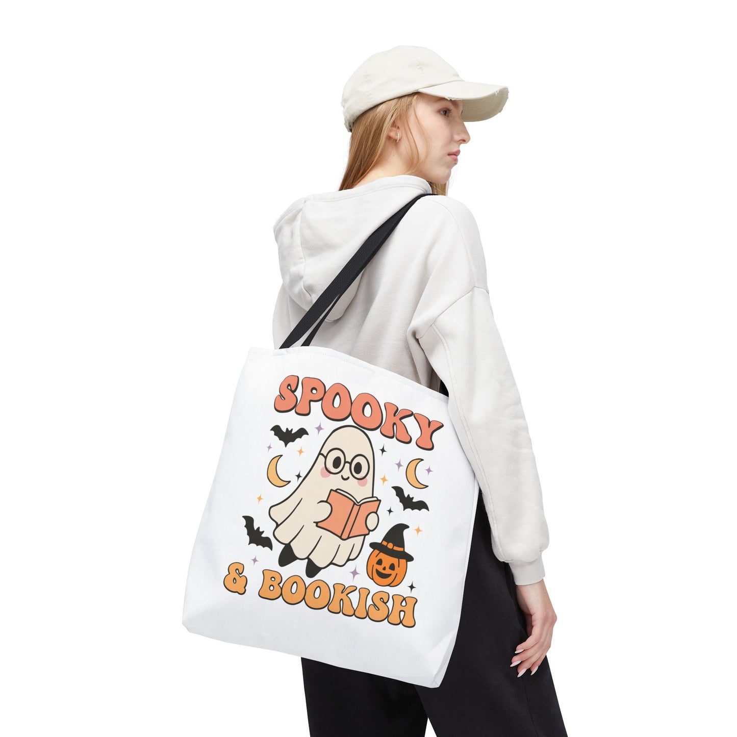 Spooky & Bookish Book Tote Bag