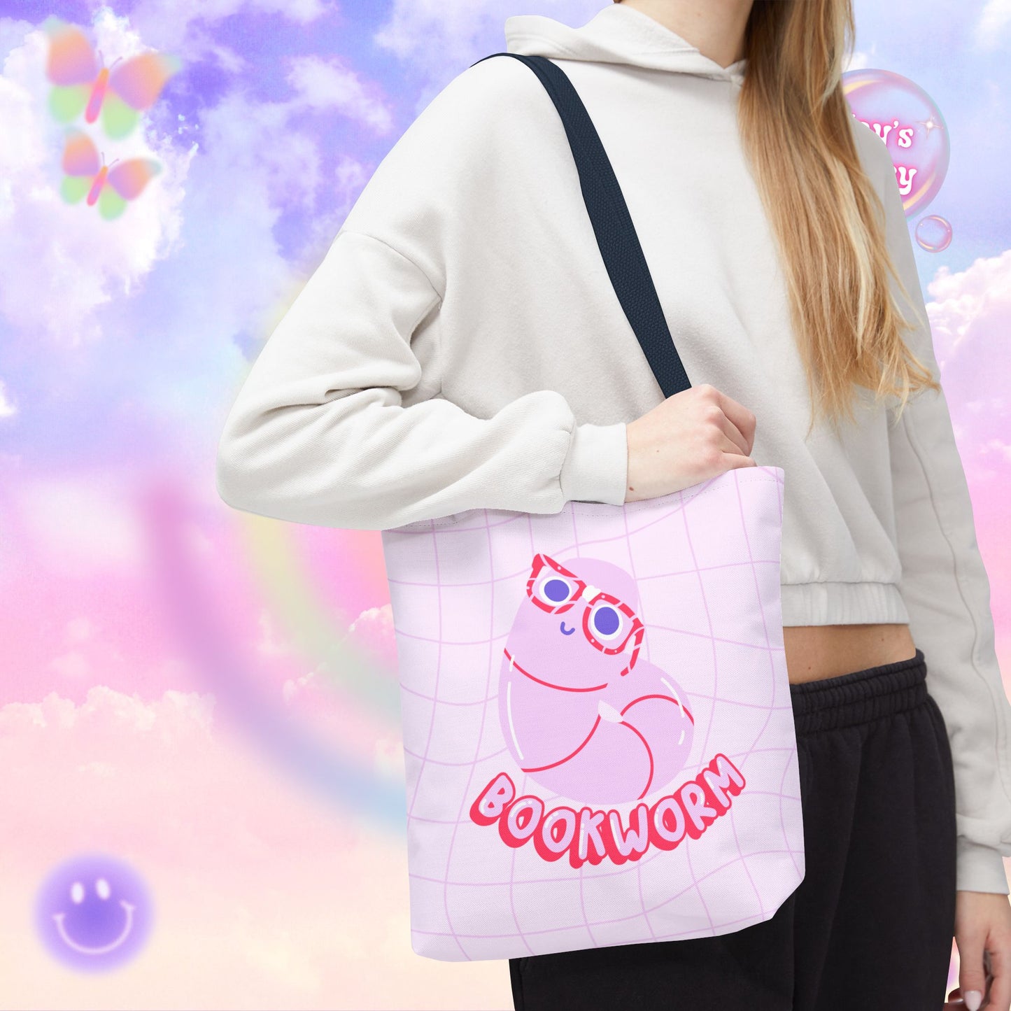 Bookworm Tote Bag