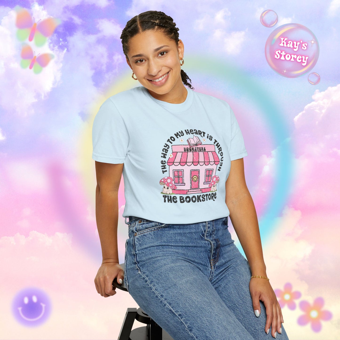 Through the Bookstore Comfort Colors T-Shirt