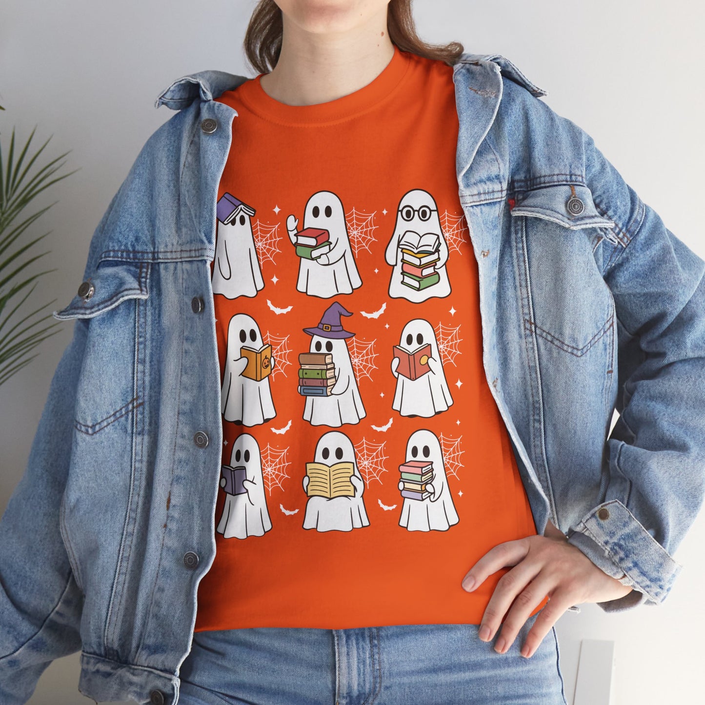 Bookish Ghosts Tee - Halloween Gift