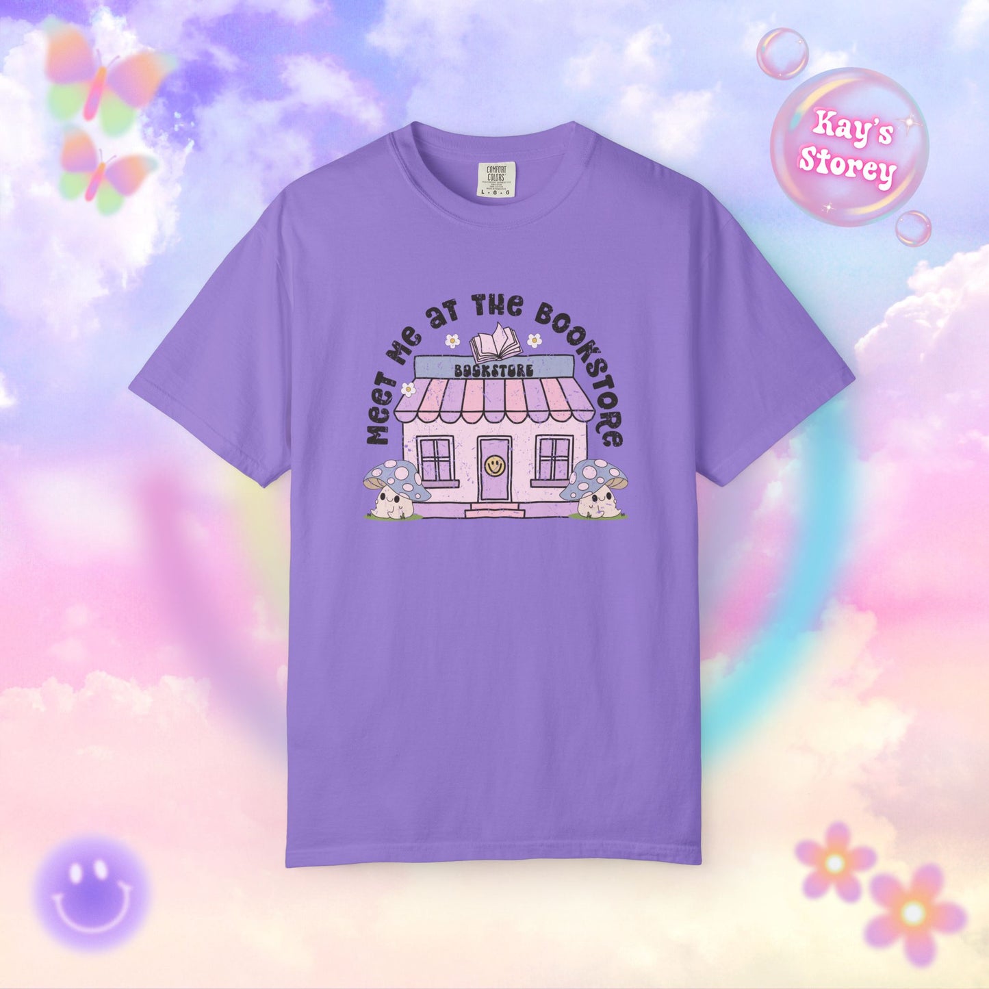 Meet Me At The Bookstore Comfort Colors T-Shirt