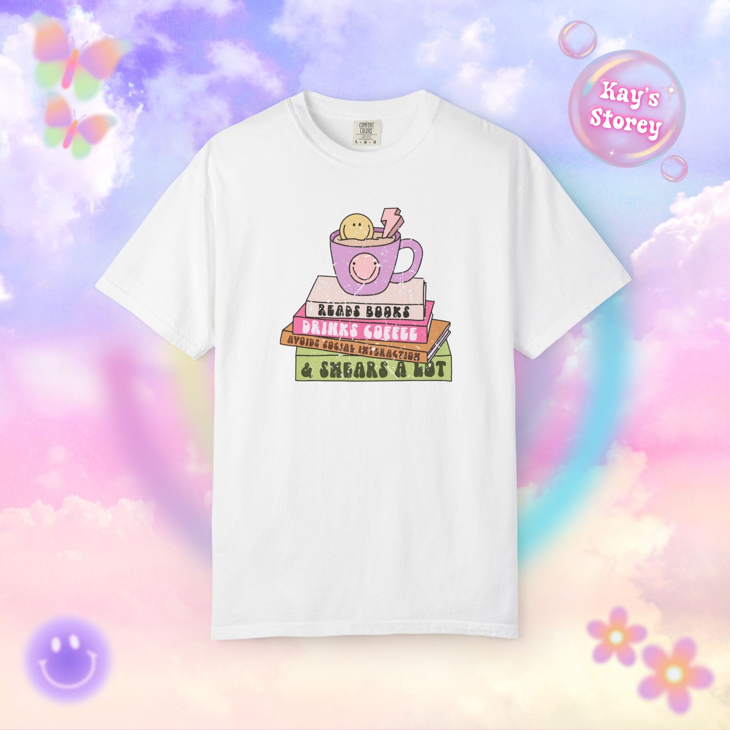 Reads Books... Comfort Colors T-Shirt