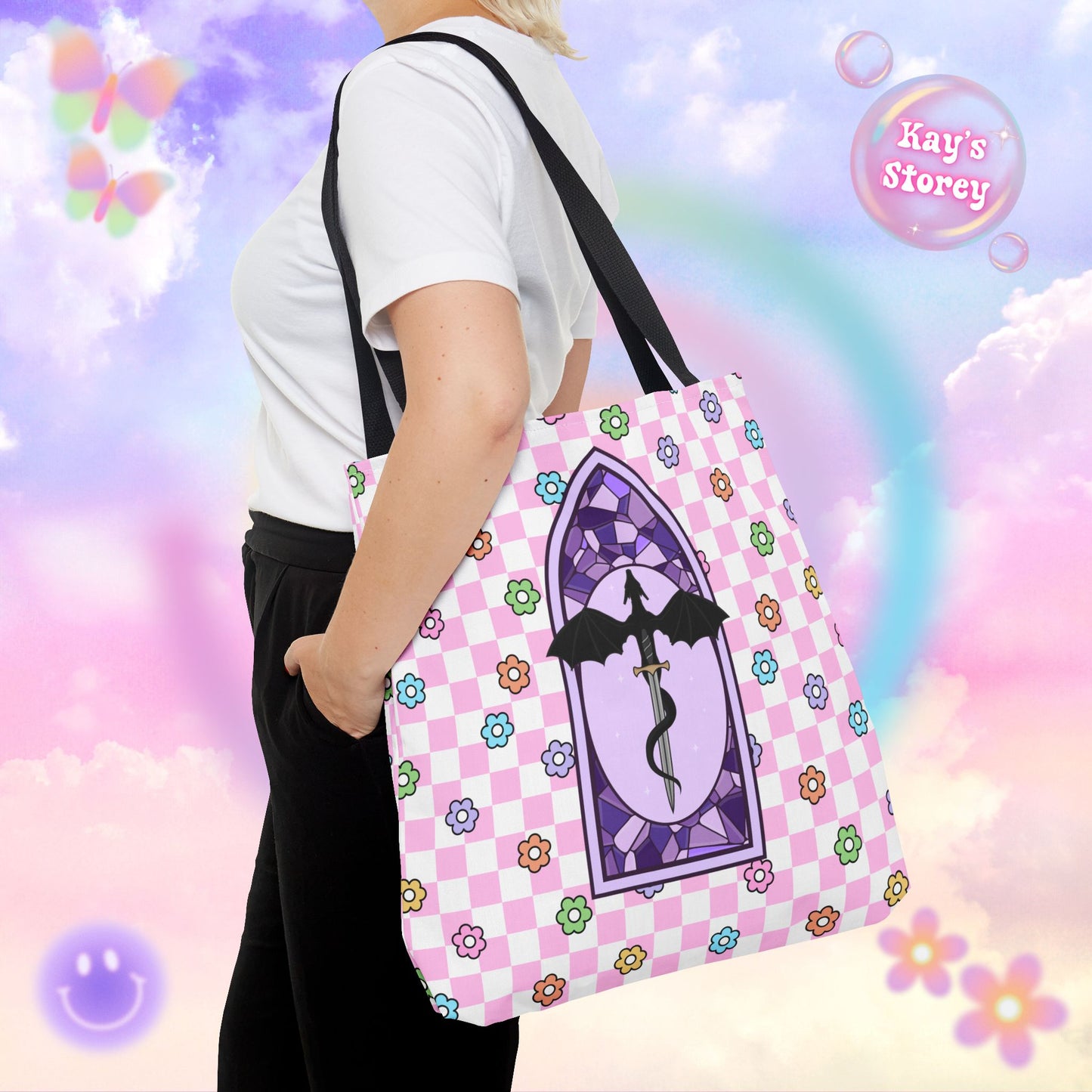 Pink Romantasy Tote Bag