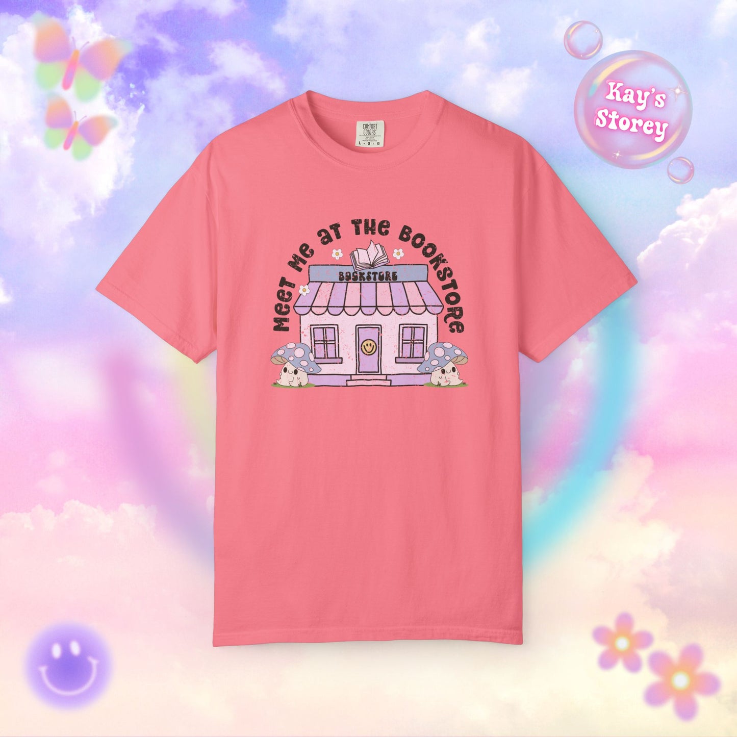 Meet Me At The Bookstore Comfort Colors T-Shirt