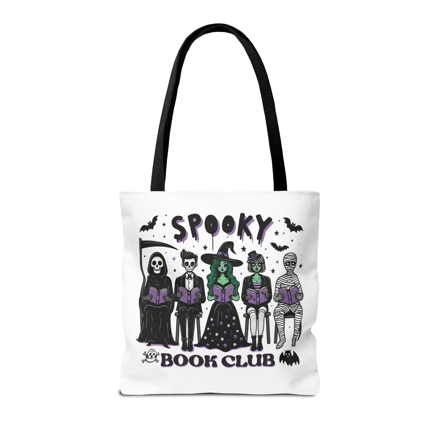 Spooky Book Club Tote Bag