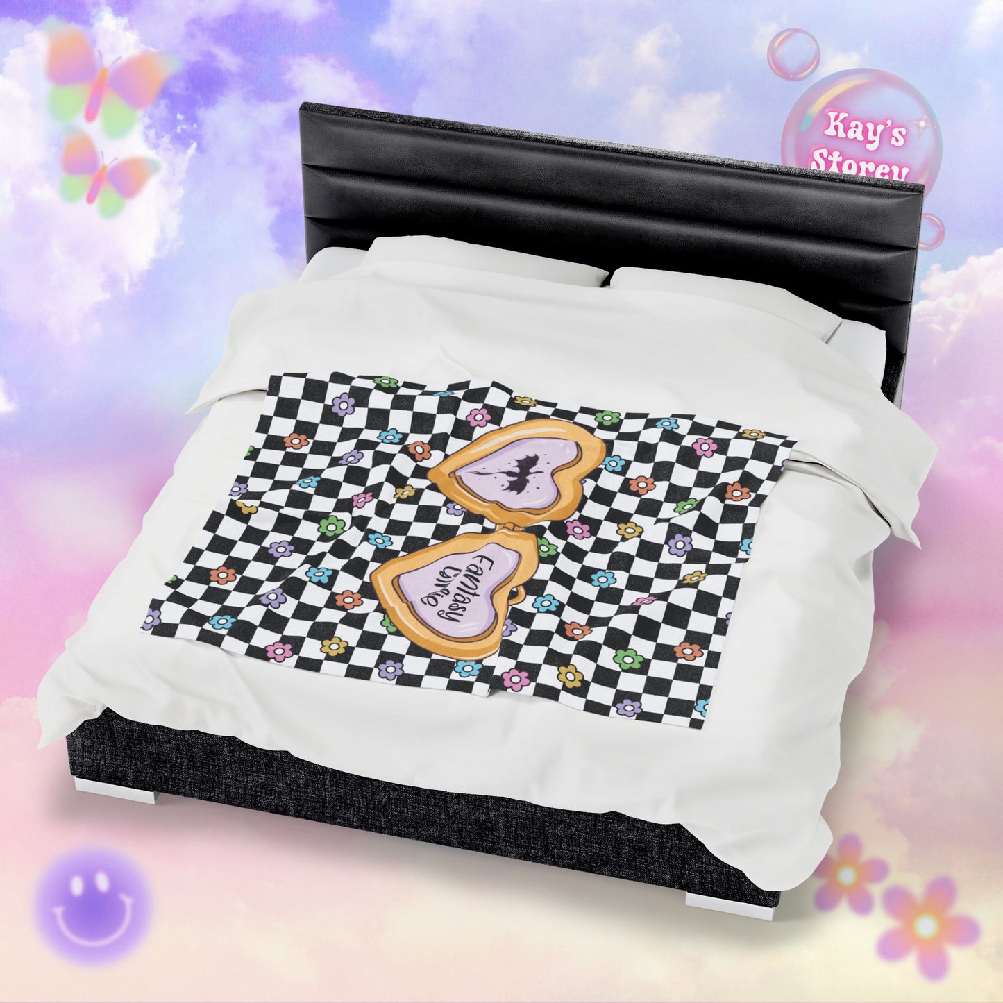 Fantasy Girlie Velveteen Plush Blanket
