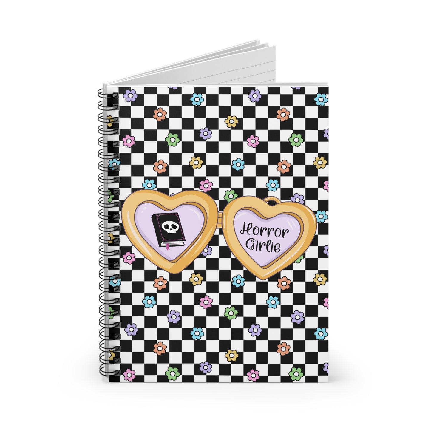 Horror Girlie Spiral Notebook - Ruled Line