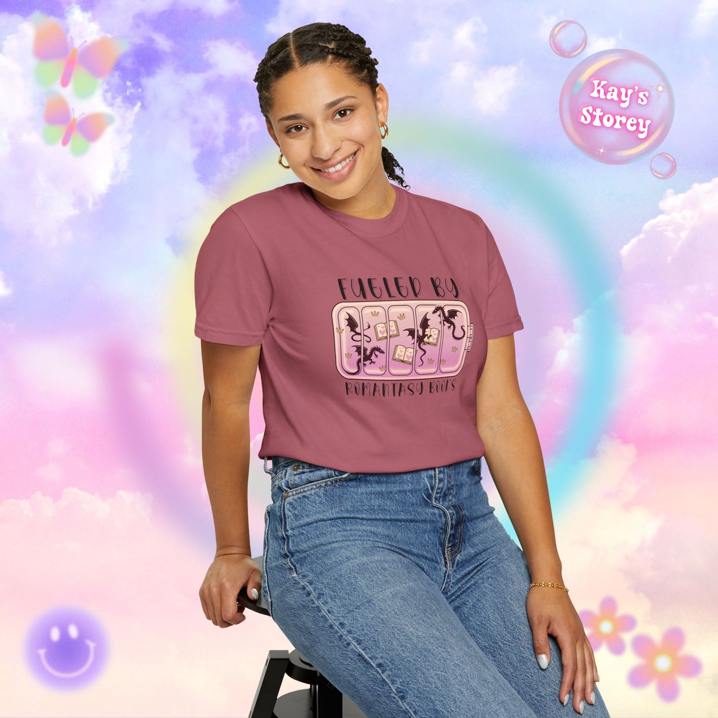 Fueled by Romantasy Books Comfort Colors T-Shirt