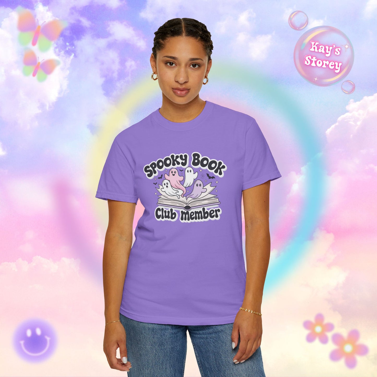 Spooky Book Club Member Comfort Colors T-Shirt