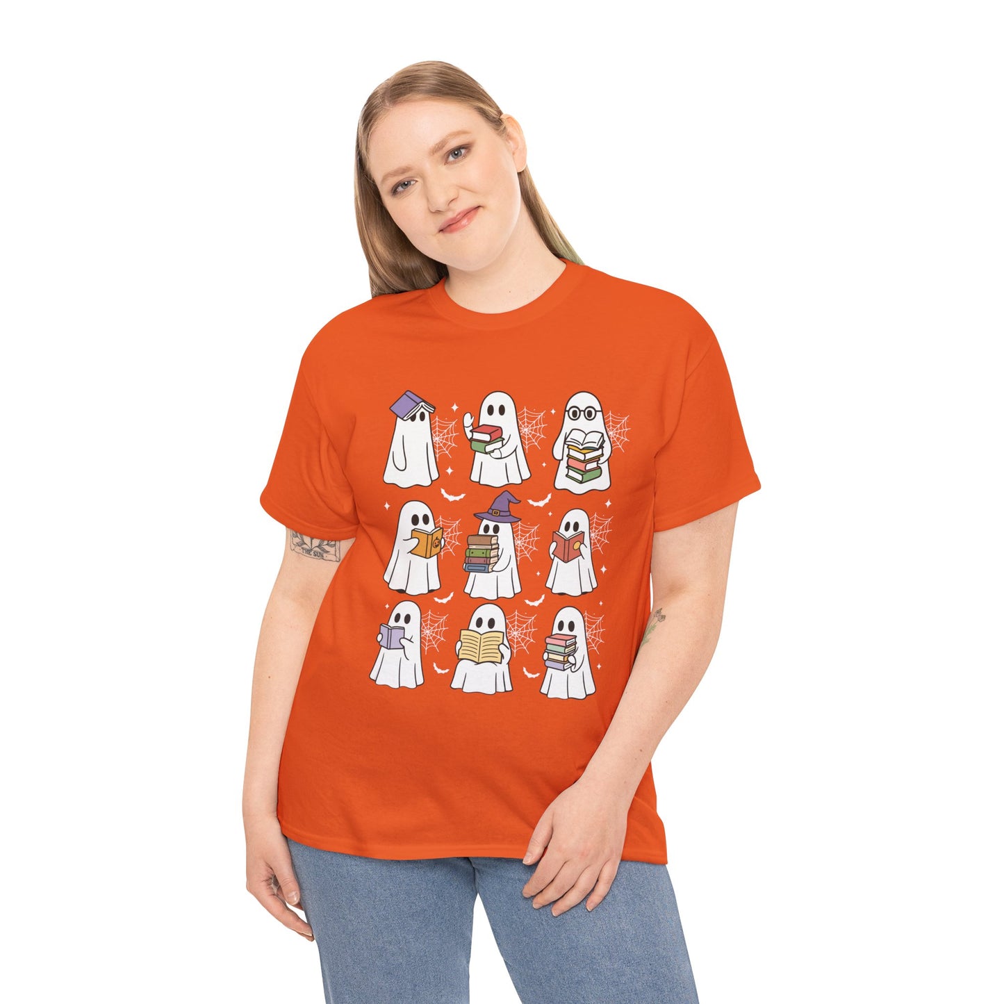 Bookish Ghosts Tee - Halloween Gift