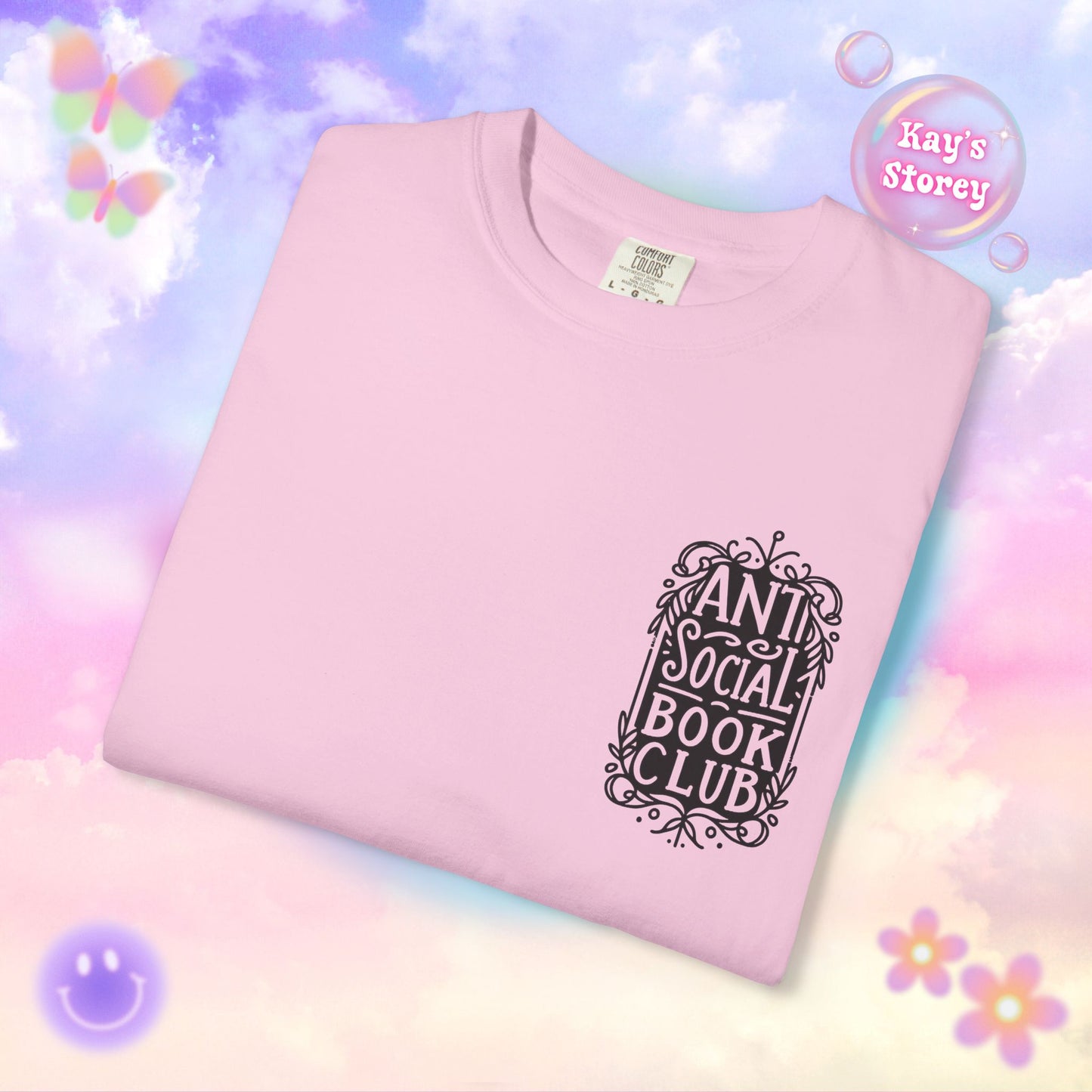 Anti Social Book Club Comfort Colors T-Shirt