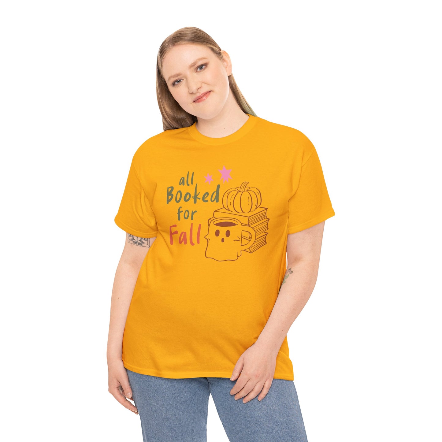 All Booked For Fall Tee - Bookish Gift