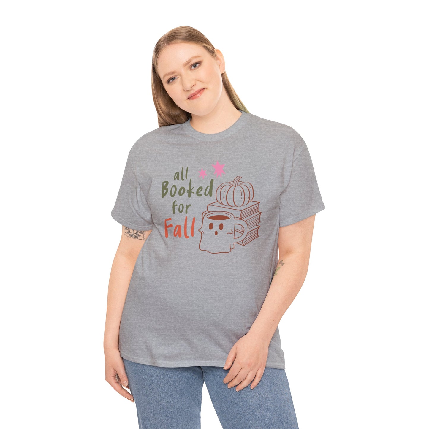 All Booked For Fall Tee - Bookish Gift