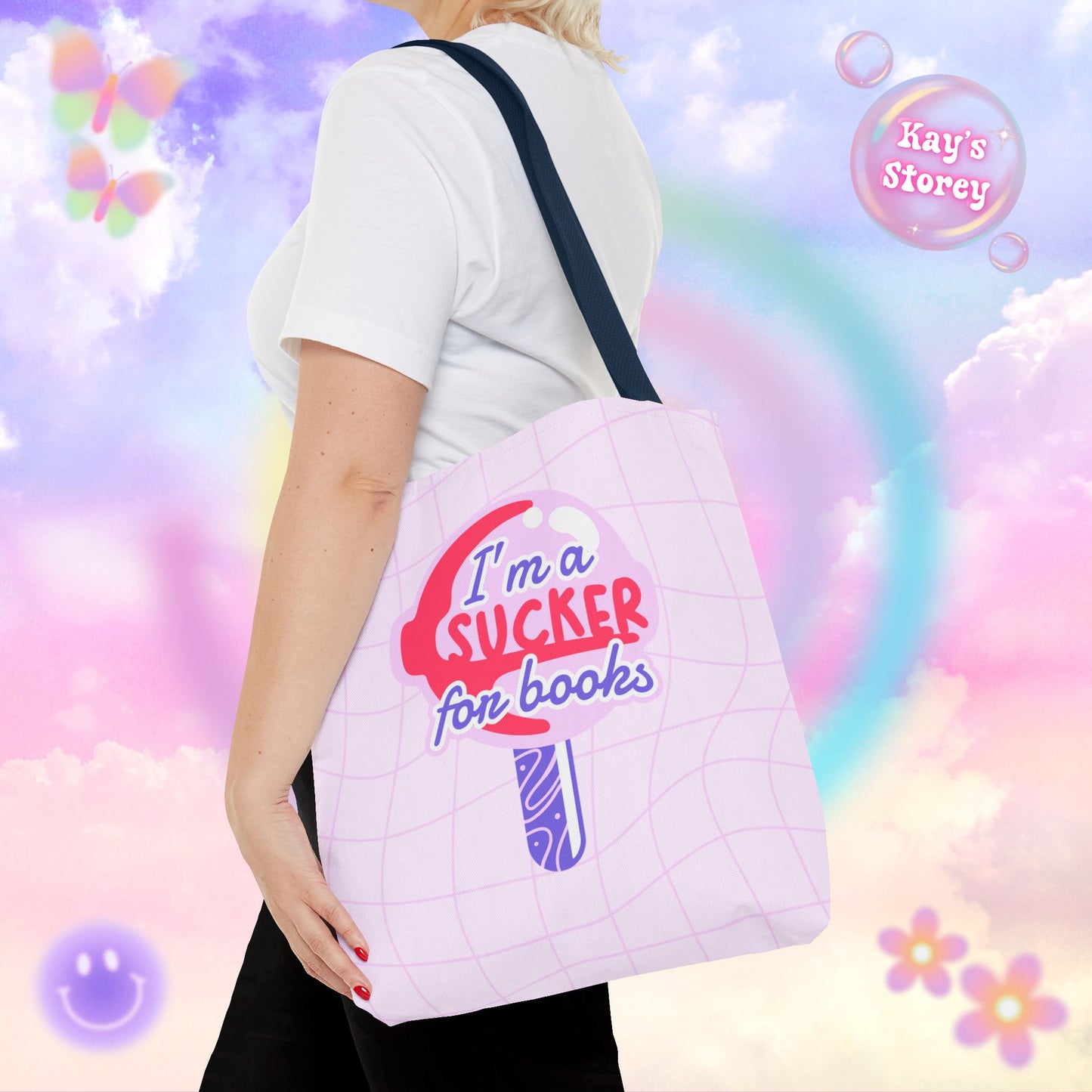 Sucker for Books Tote Bag