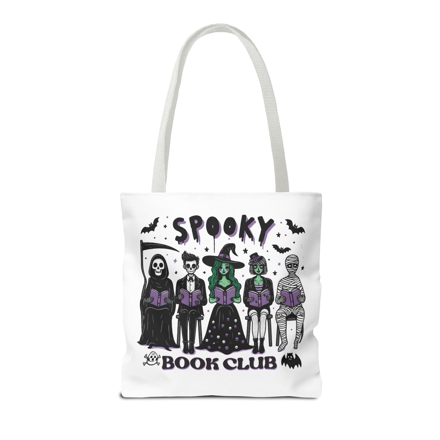 Spooky Book Club Tote Bag