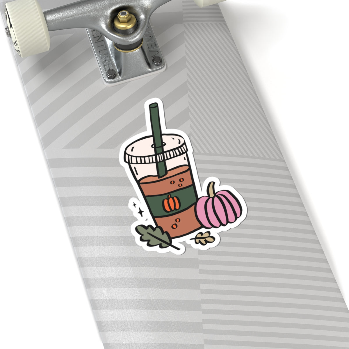 Pumpkin Spice Latte Sticker, Fall Planner Stickers, Book Lover Gifts, Autumn Sticker, Cozy Accessories, Seasonal Sticker
