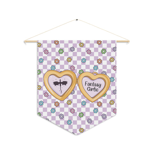Purple Fantasy Girlie Pennant