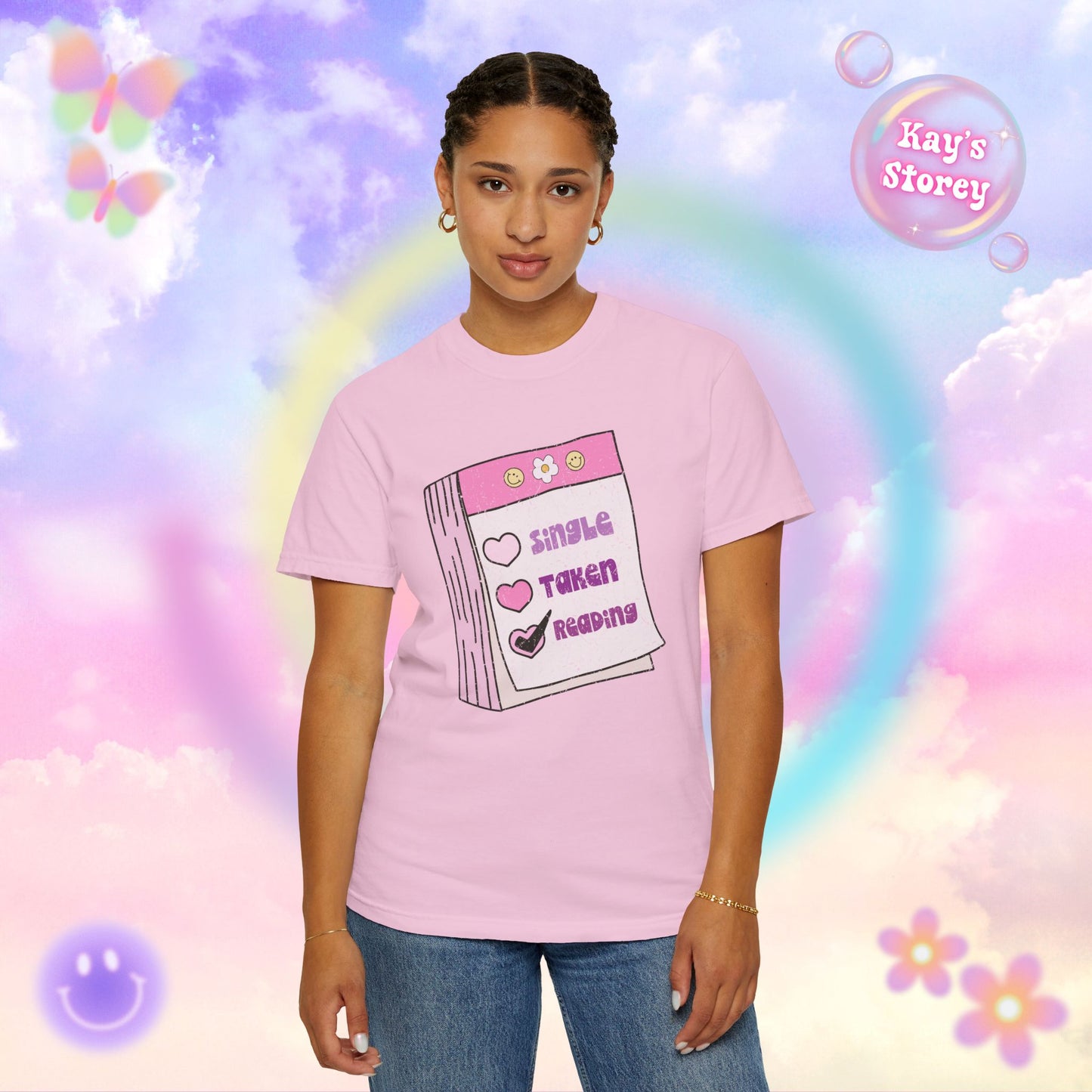 Single, Taken, Reading Comfort Colors T-Shirt