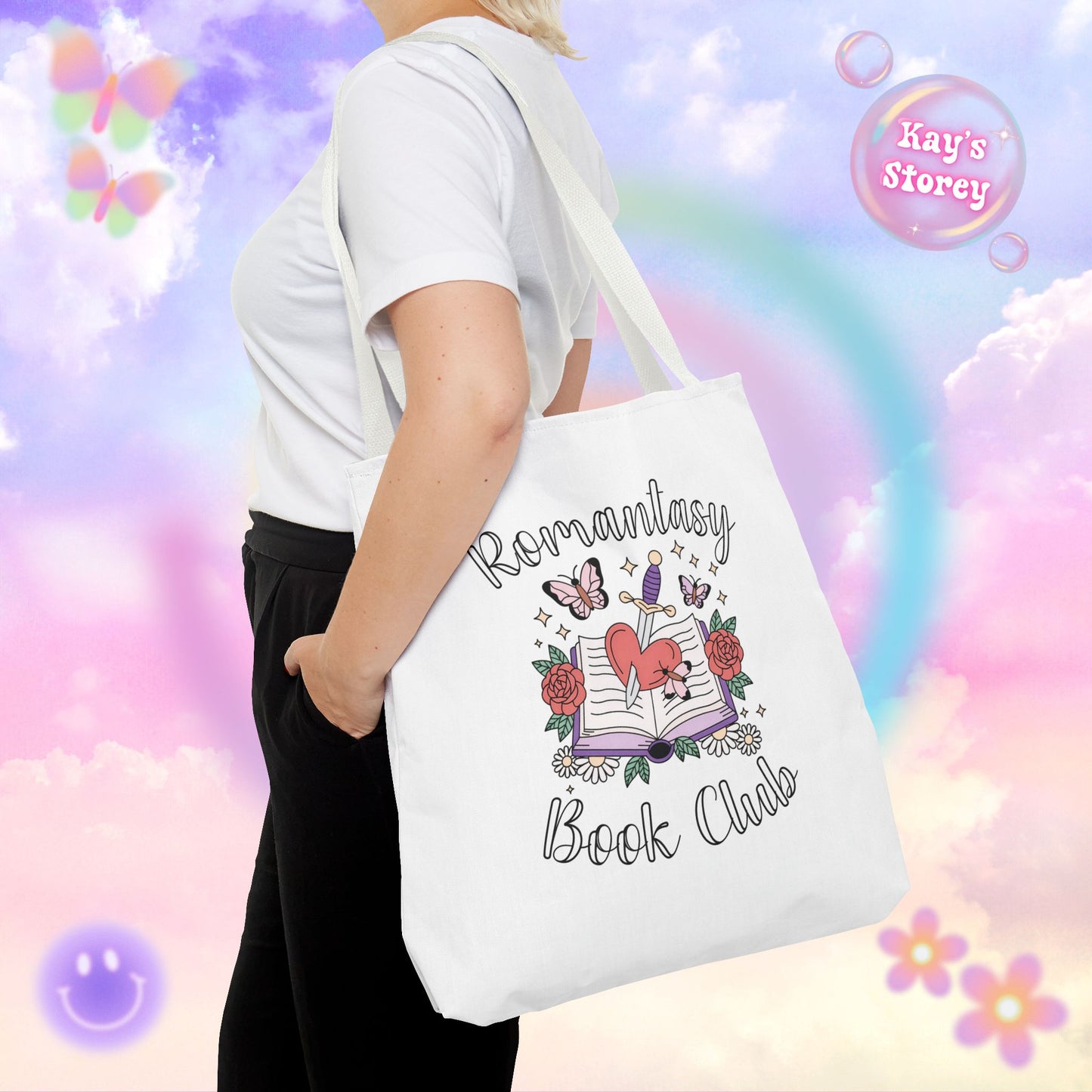 Romantasy Book Club Tote Bag