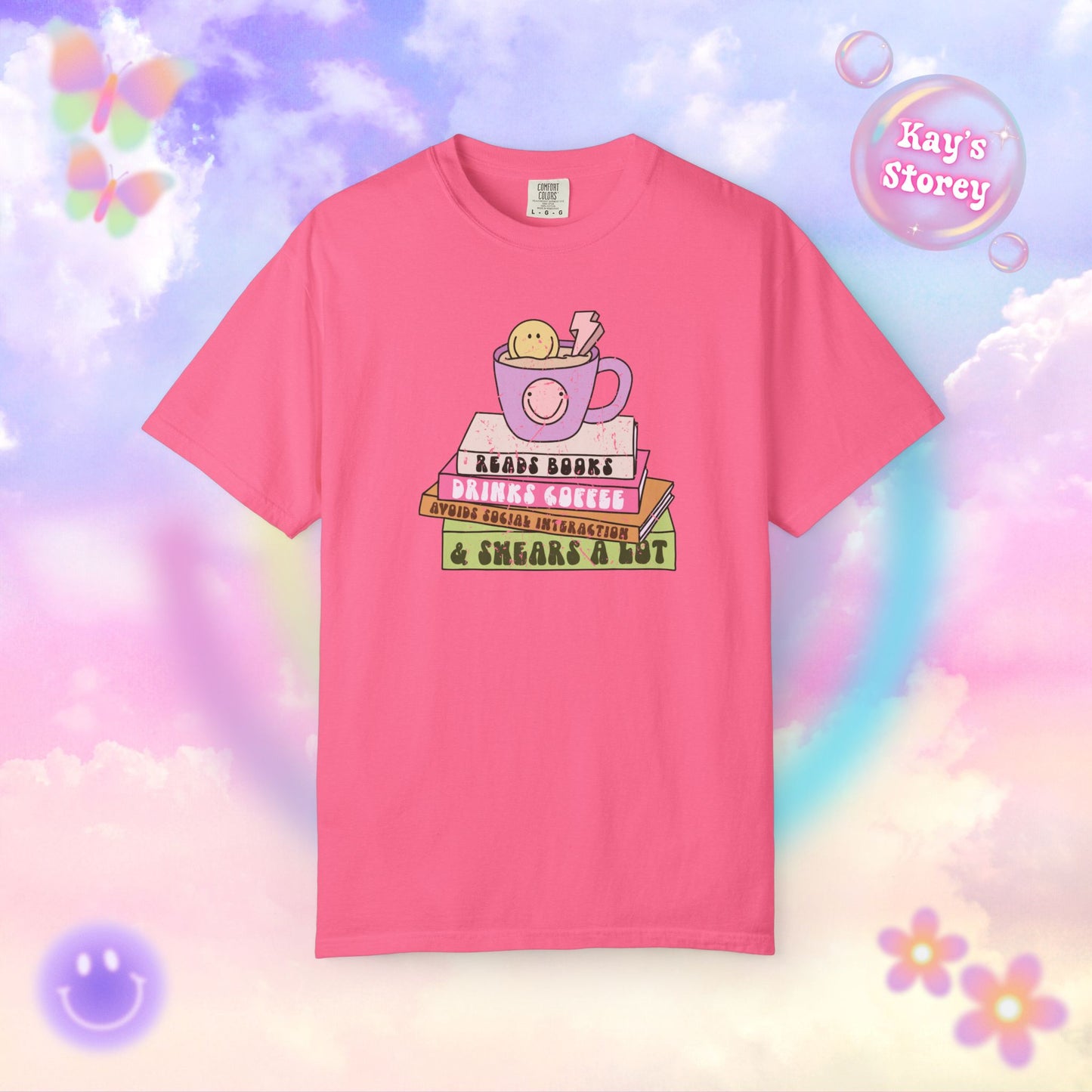 Reads Books... Comfort Colors T-Shirt