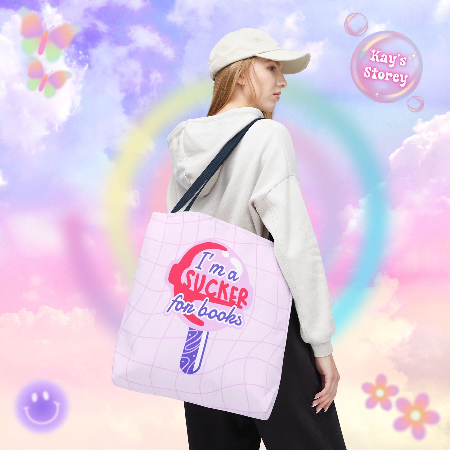 Sucker for Books Tote Bag