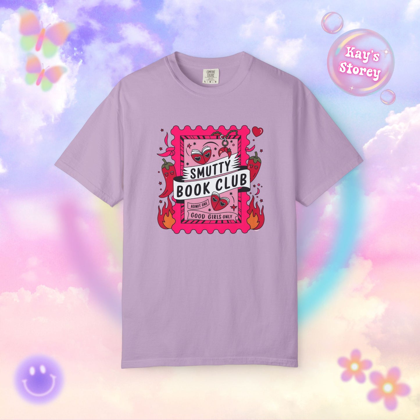 Smutty Book Club Comfort Colors T-Shirt