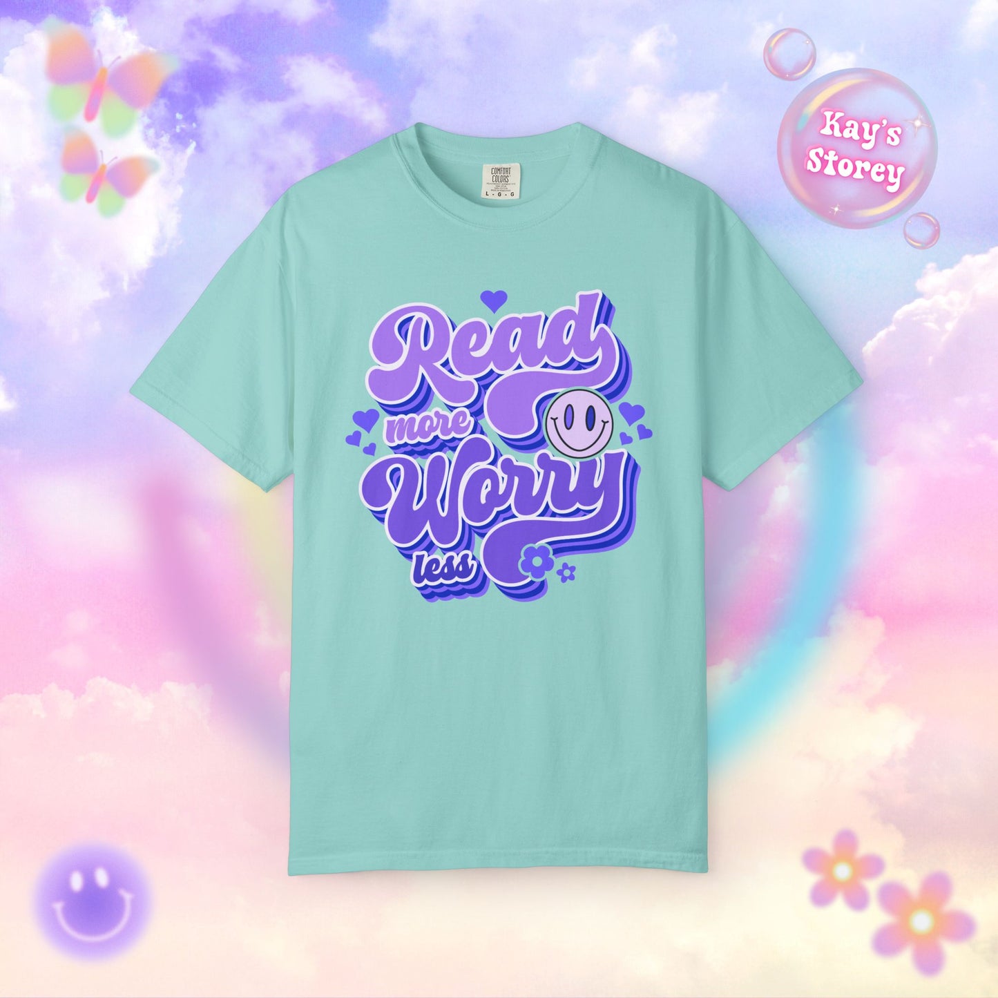 Read More, Worry Less Comfort Colors T-Shirt