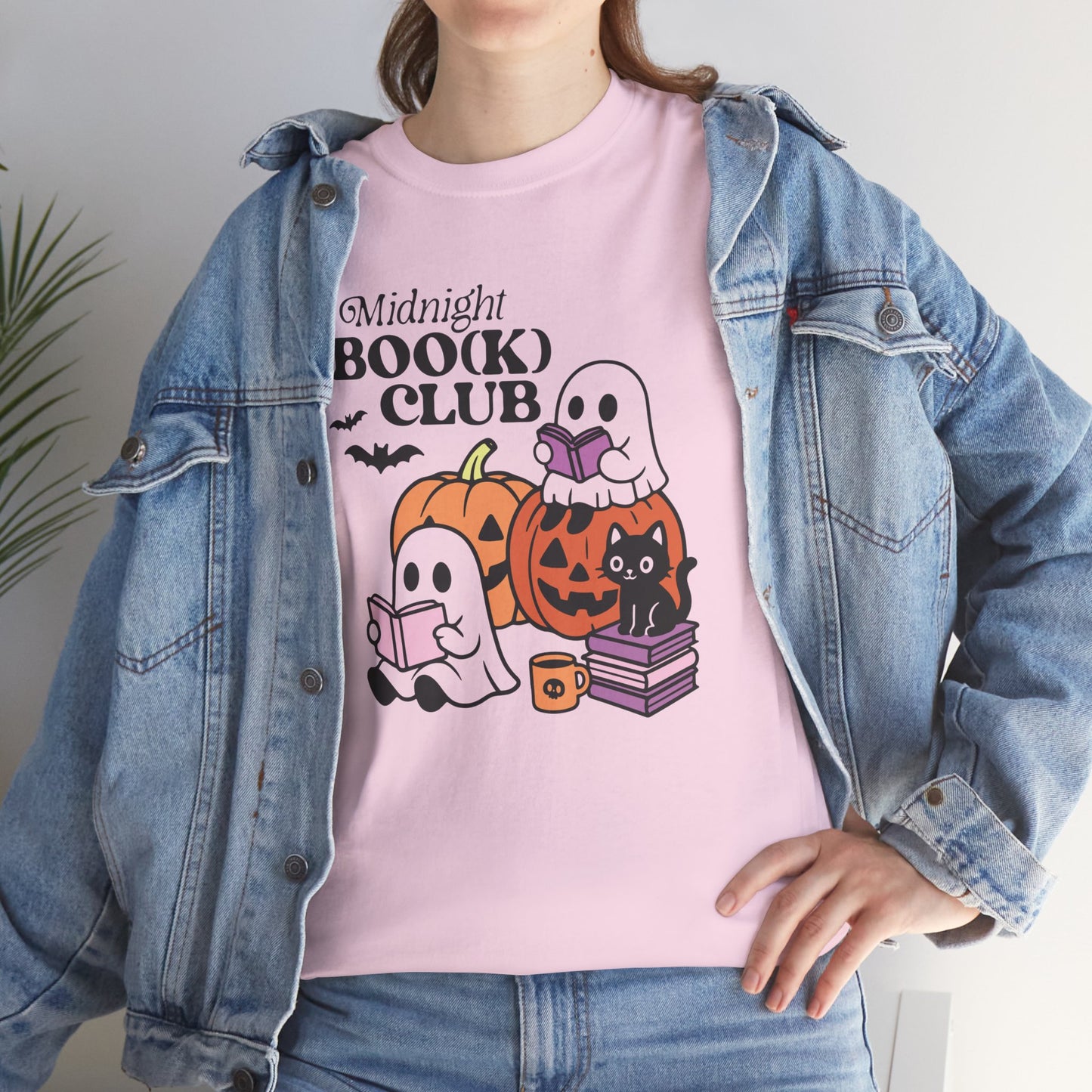 Halloween Midnight Boo(k) Club Tee - Bookish Gift