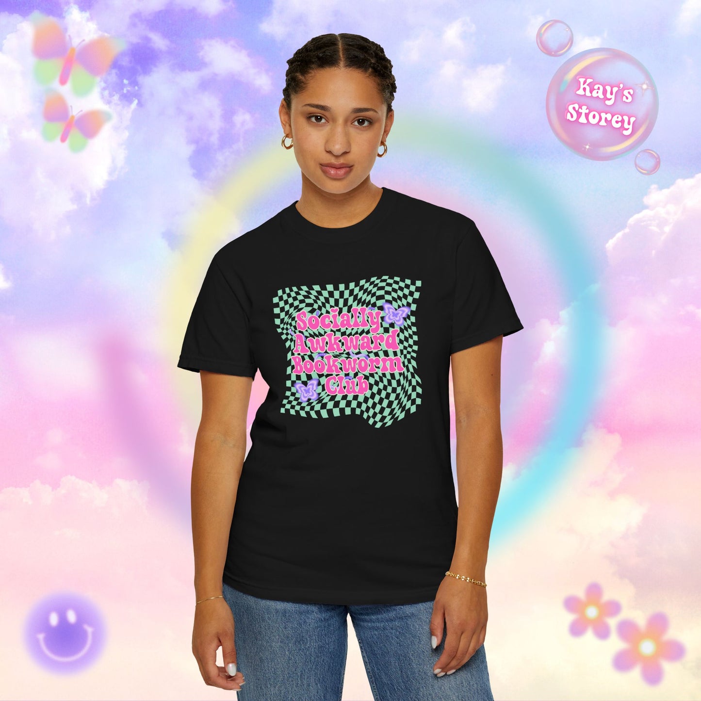 Socially Awkward Bookworm Club Comfort Colors T-Shirt