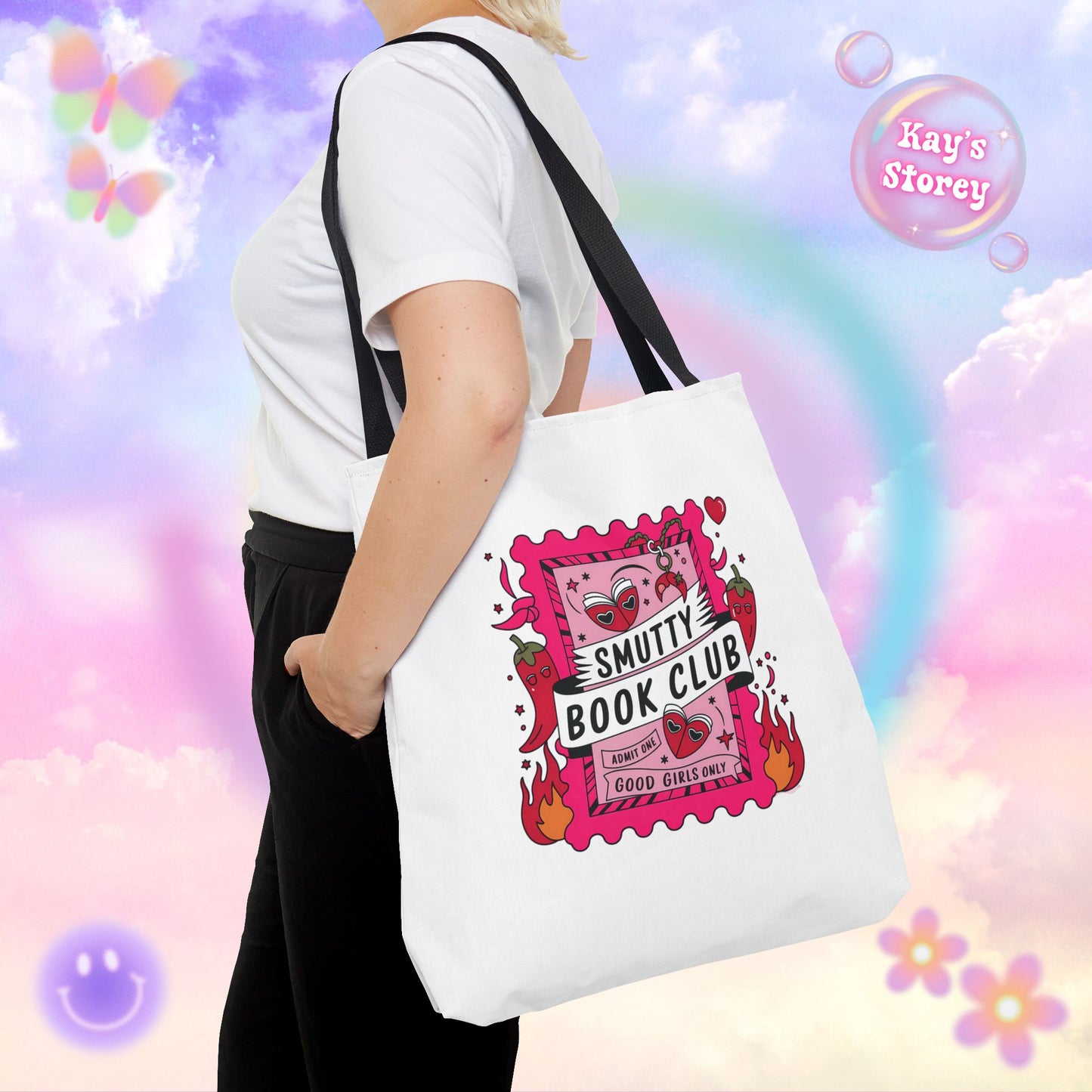 Smutty Book Club Tote Bag