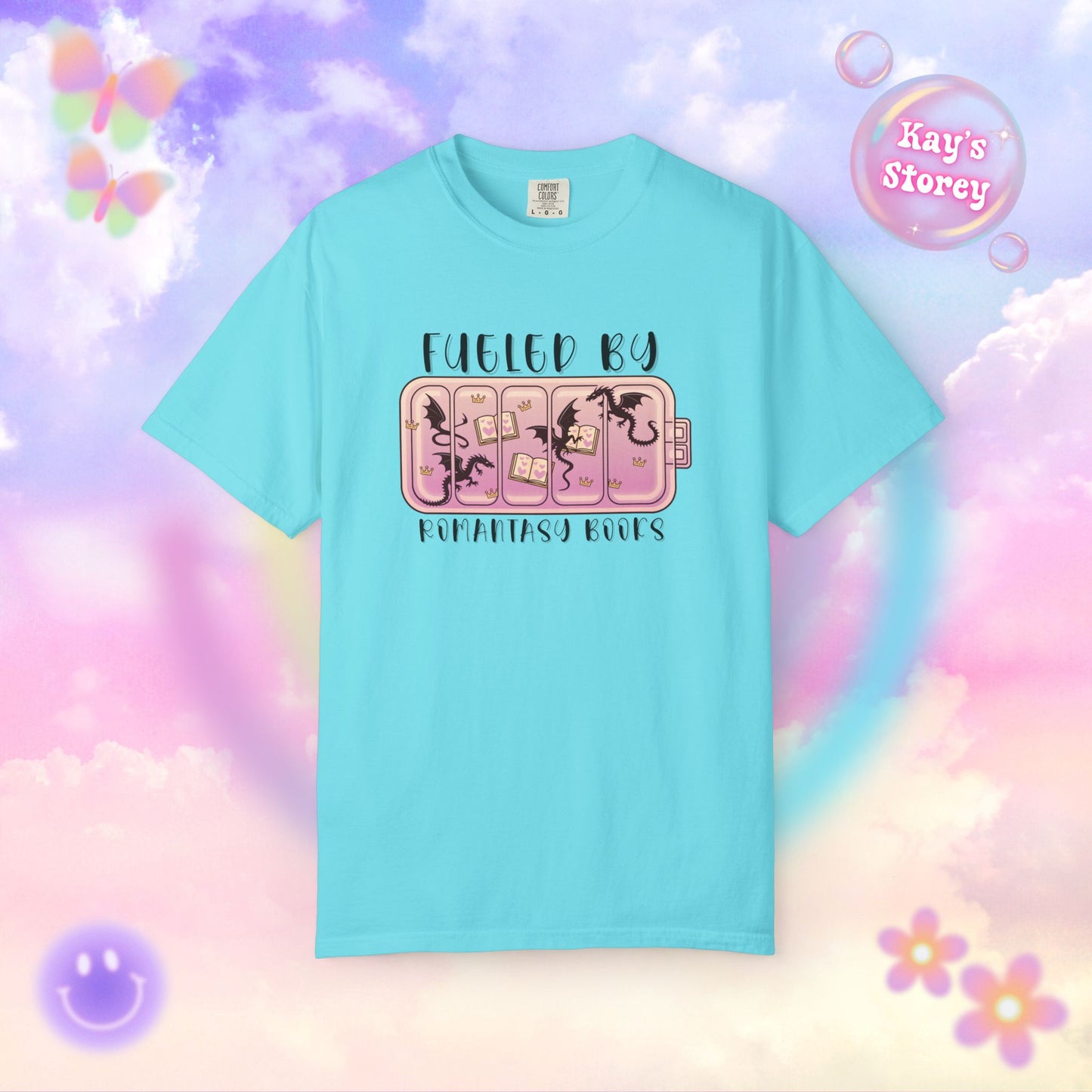 Fueled by Romantasy Books Comfort Colors T-Shirt