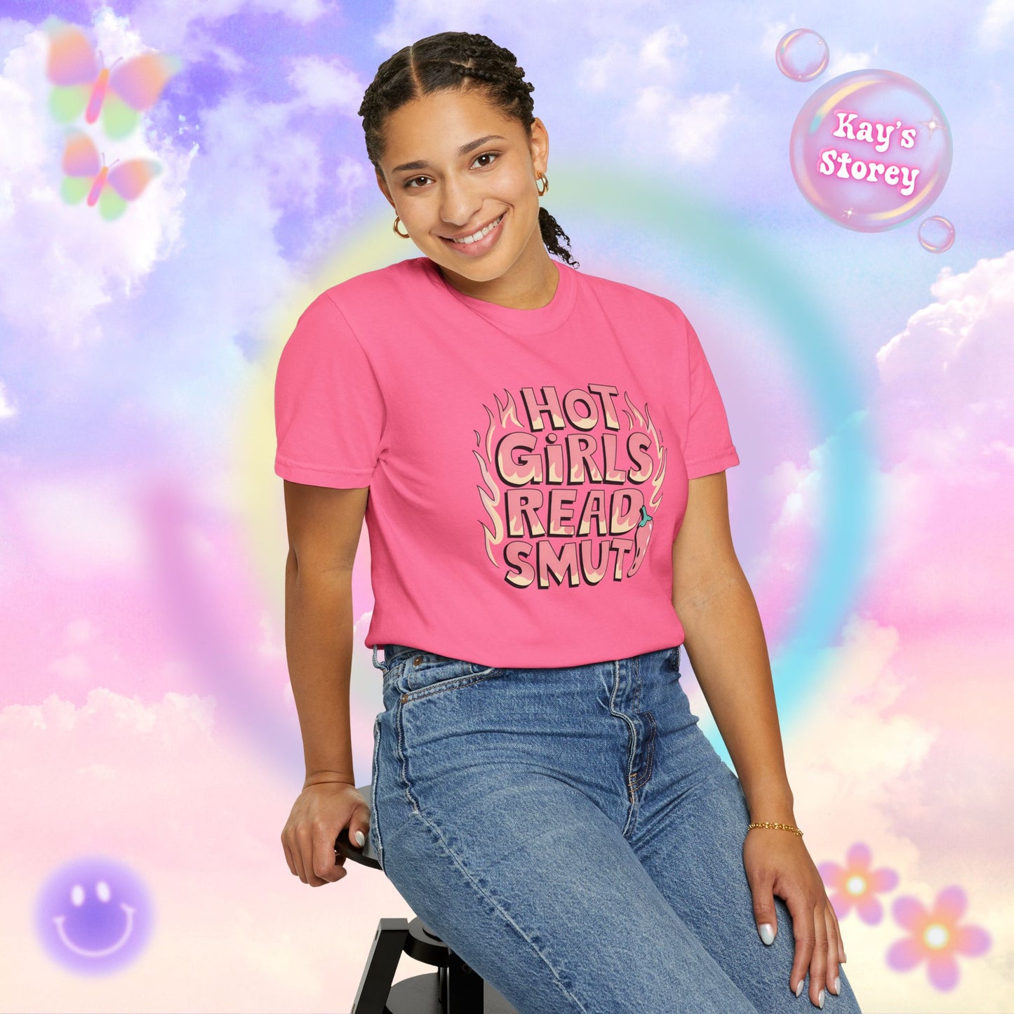 Hot Girls Read Smut Comfort Colors T-Shirt