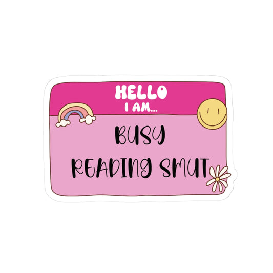 Busy Reading Smut Sticker