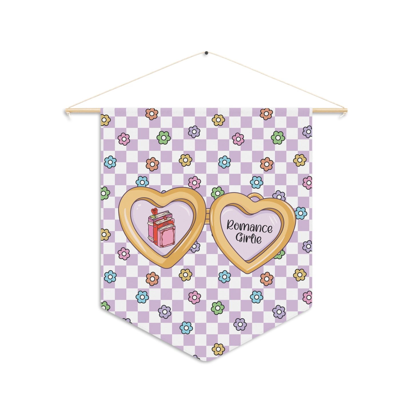 Purple Romance Girlie Pennant