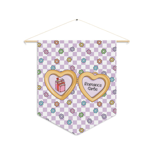 Purple Romance Girlie Pennant