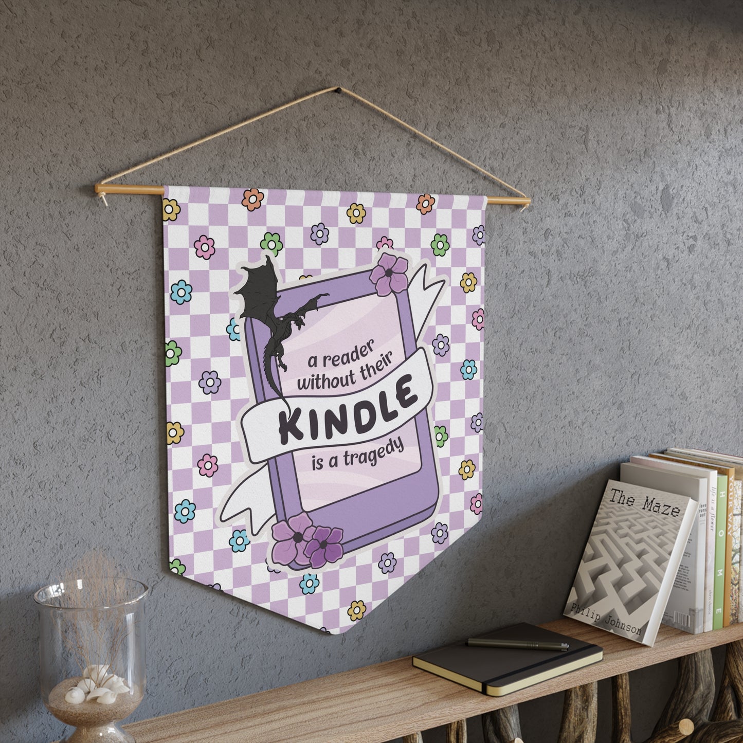 Purple Reader Without Their Kindle Pennant