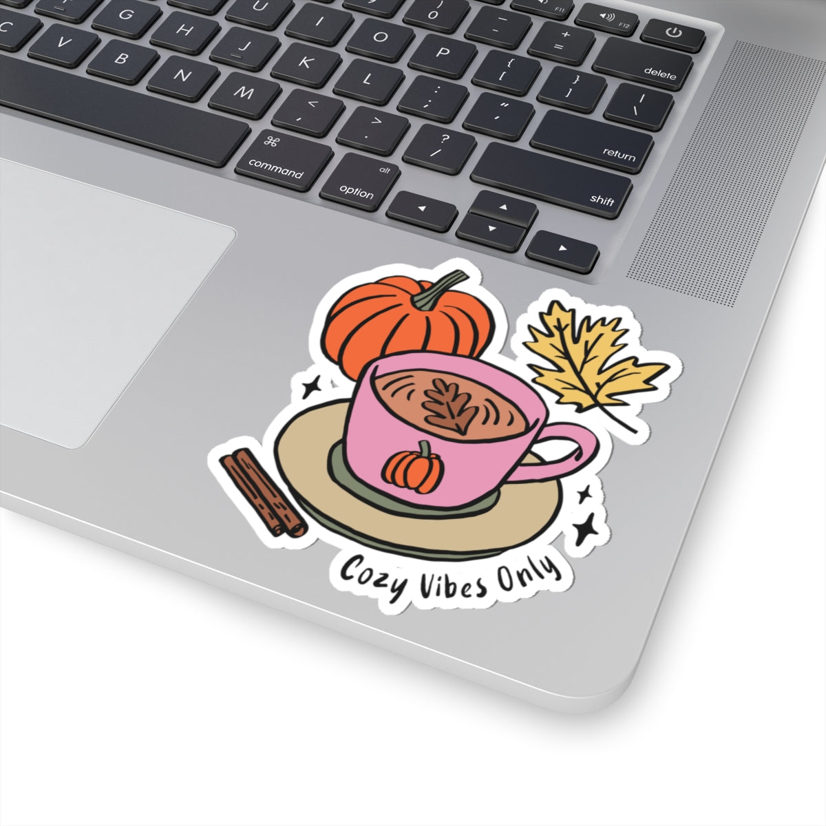 Cozy Vibes Only Sticker, Fall Planner Stickers, Book Lover Gifts, Autumn Sticker, Cozy Accessories, Seasonal Sticker